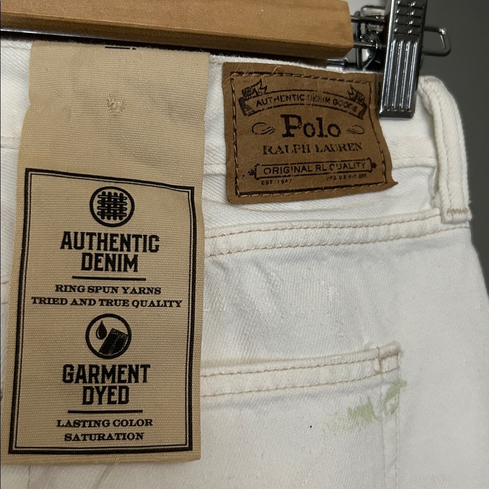 Polo Ralph Lauren The Avery Boyfriend Paint Splatter Jeans - 28 - Picture 7 of 13